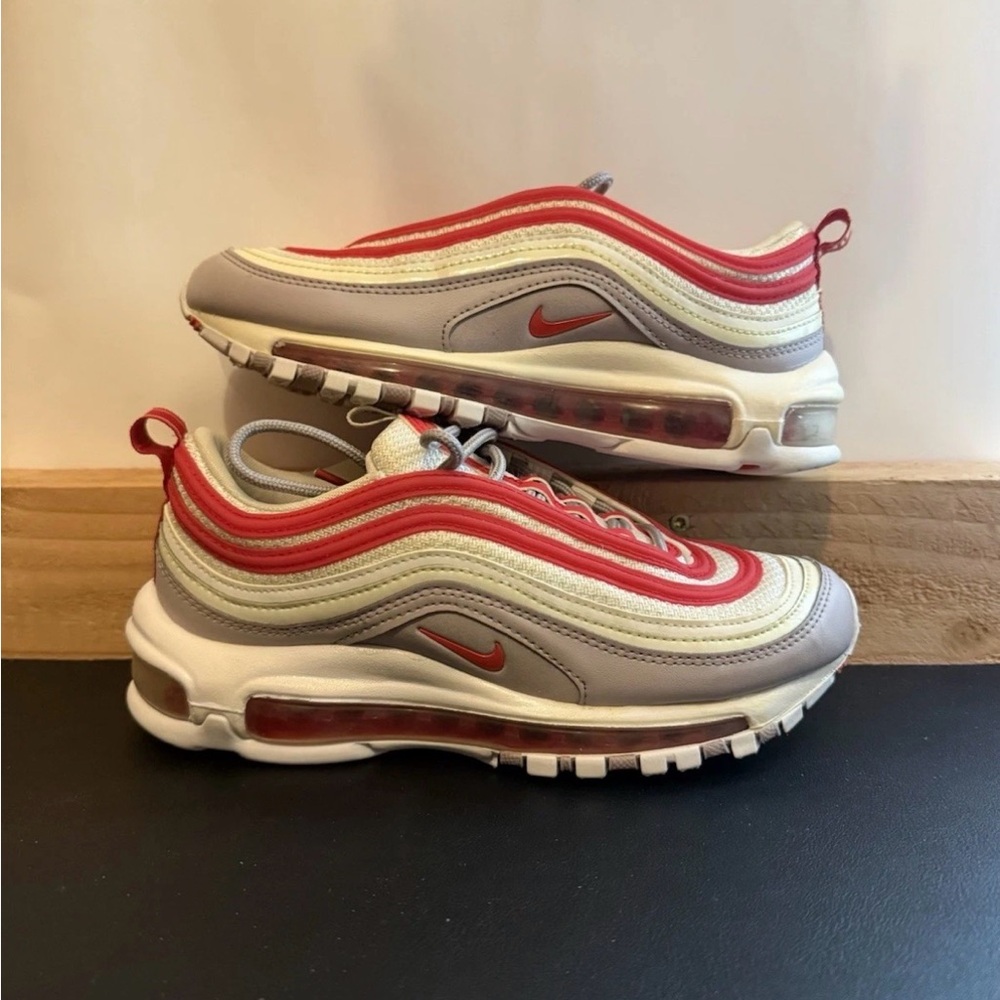 Nike Air Max 97 Red and White Sneakers